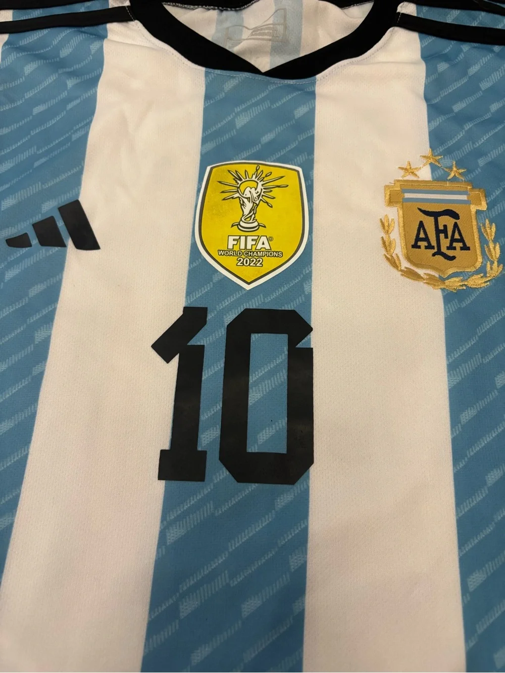 Adidas FIFA 2022 Argentina Lionel  Messi #10 Jersey